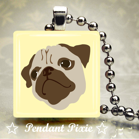 Cute PUG Dog Pendant Cute PUG Dog Pendant